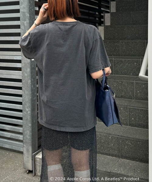 fredy emue（フレディエミュ）の「【別注】【GOOD ROCK SPEED/グッドロックスピード】THE BEATLES Tシャツ（Tシャツ/カットソー・レディース・チャコールグレー/ライトグレー・FREE）」の9枚目の写真