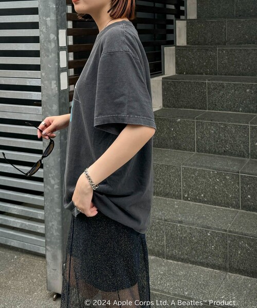 fredy emue（フレディエミュ）の「【別注】【GOOD ROCK SPEED/グッドロックスピード】THE BEATLES Tシャツ（Tシャツ/カットソー・レディース・チャコールグレー/ライトグレー・FREE）」の10枚目の写真