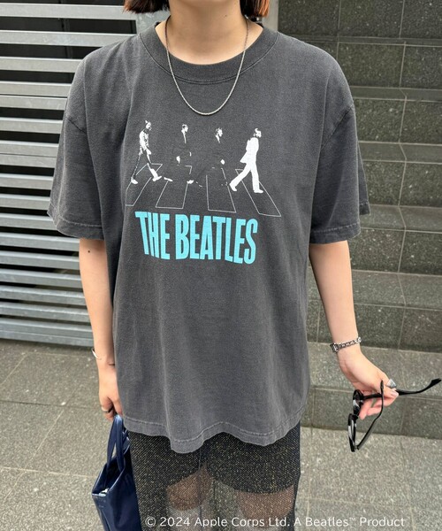 fredy emue（フレディエミュ）の「【別注】【GOOD ROCK SPEED/グッドロックスピード】THE BEATLES Tシャツ（Tシャツ/カットソー・レディース・チャコールグレー/ライトグレー・FREE）」の12枚目の写真