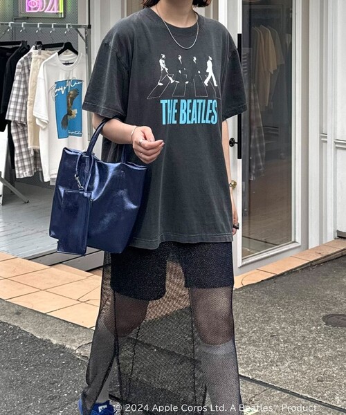 fredy emue（フレディエミュ）の「【別注】【GOOD ROCK SPEED/グッドロックスピード】THE BEATLES Tシャツ（Tシャツ/カットソー・レディース・チャコールグレー/ライトグレー・FREE）」の13枚目の写真