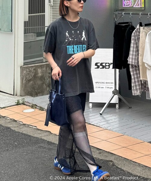 fredy emue（フレディエミュ）の「【別注】【GOOD ROCK SPEED/グッドロックスピード】THE BEATLES Tシャツ（Tシャツ/カットソー・レディース・チャコールグレー/ライトグレー・FREE）」の14枚目の写真