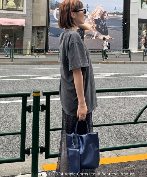 fredy emue（フレディエミュ）の「【別注】【GOOD ROCK SPEED/グッドロックスピード】THE BEATLES Tシャツ（Tシャツ/カットソー・レディース・チャコールグレー/ライトグレー・FREE）」の15枚目の写真