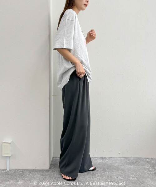 fredy emue（フレディエミュ）の「【別注】【GOOD ROCK SPEED/グッドロックスピード】THE BEATLES Tシャツ（Tシャツ/カットソー・レディース・チャコールグレー/ライトグレー・FREE）」の18枚目の写真