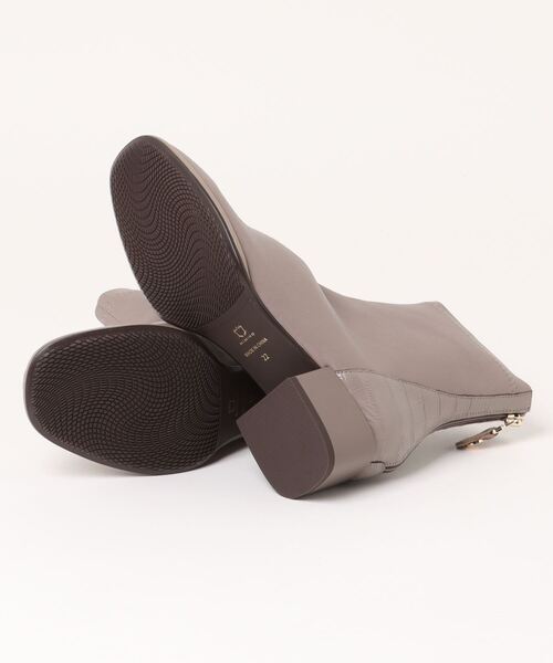 HIMIKO（ヒミコ）の「【HIMIKO】型押しコンビストレッチブーツ/641420（ブーツ・レディース・ネイビー/ボルドー/ブラック/グレー・22.5cm/23.5cm/24.5cm/25.0cm/23.0cm/24.0cm/22.0cm/25.5cm/26.0cm/26.5cm/21.5cm）」の18枚目の写真