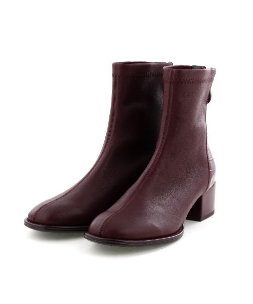 HIMIKO（ヒミコ）の「【HIMIKO】型押しコンビストレッチブーツ/641420（ブーツ・レディース・ネイビー/ボルドー/ブラック/グレー・22.5cm/23.5cm/24.5cm/25.0cm/23.0cm/24.0cm/22.0cm/25.5cm/26.0cm/26.5cm/21.5cm）」の14枚目の写真