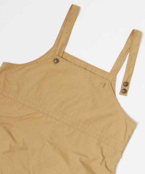 ITEMS URBANRESEARCH（アイテムズ アーバンリサーチ）の「ナイロンサロペット（サロペット/オーバーオール・レディース・ブラック/ベージュ・FREE）」の14枚目の写真