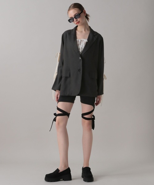 スカートwithハーフレギンス ブラック スカートwithハーフレギンス