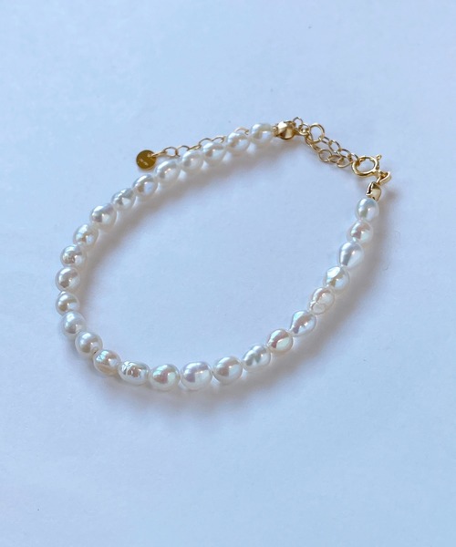 RIYU/大粒淡水バロックパールのアジャスターブレスレット（ブレスレット）｜CERCA（チェルカ）