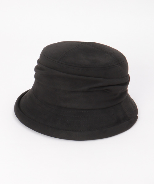 ikka（イッカ）の「エコスエードキャスケット（キャスケット・レディース・ブラック/ブラウン・FREE）」の3枚目の写真