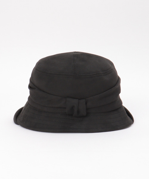 ikka（イッカ）の「エコスエードキャスケット（キャスケット・レディース・ブラック/ブラウン・FREE）」の6枚目の写真