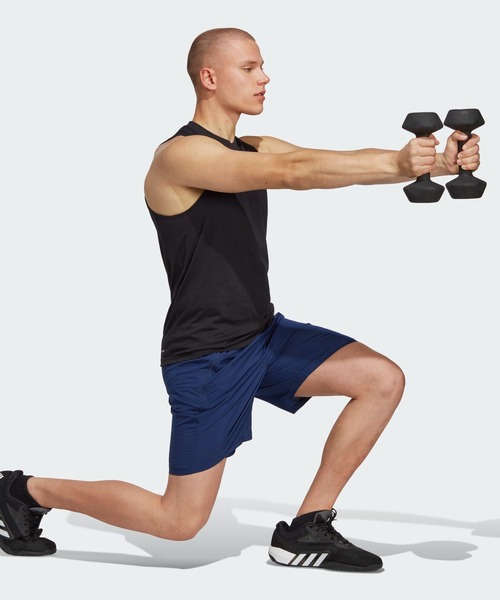 adidas（アディダス）の「トレイン エッセンシャルズ Feelready トレーニング ノースリーブTシャツ / アディダス adidas（タンクトップ・メンズ・ブラック/ホワイト・3XL/X-LARGE/LARGE/XX-LARGE/X-SMALL/SMALL/MEDIUM）」の7枚目の写真