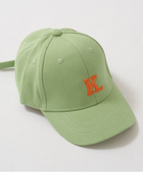 b・ROOM（ビールーム）の「アソートアルファベットキャップ（キャップ・キッズ・ブルー/ブラック/アイボリー/ライトグリーン/マスタード・54cm）」の9枚目の写真