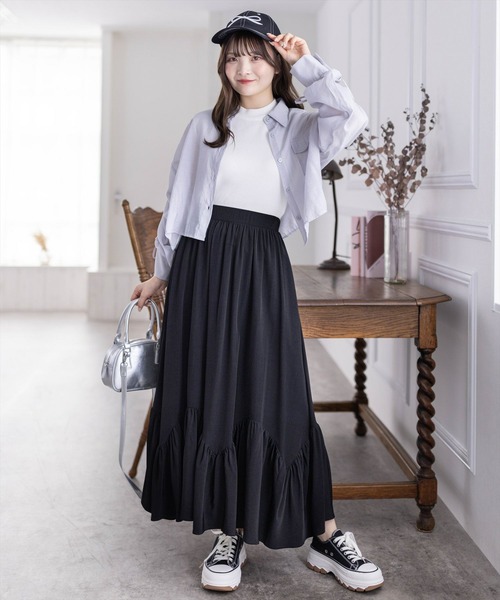 clear（クリア）の「リボンデニムキャップ [バレエコア ガーリー カジュアル]（キャップ・レディース・ライトブルー/ブラック・F）」の9枚目の写真