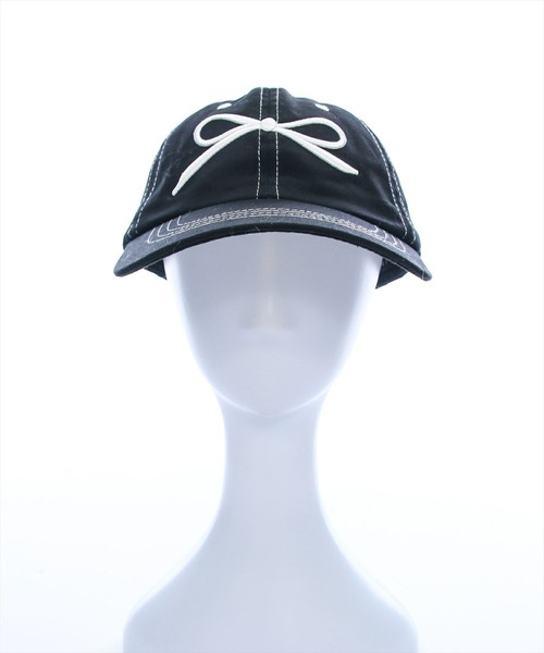 clear（クリア）の「リボンデニムキャップ [バレエコア ガーリー カジュアル]（キャップ・レディース・ライトブルー/ブラック・F）」の14枚目の写真