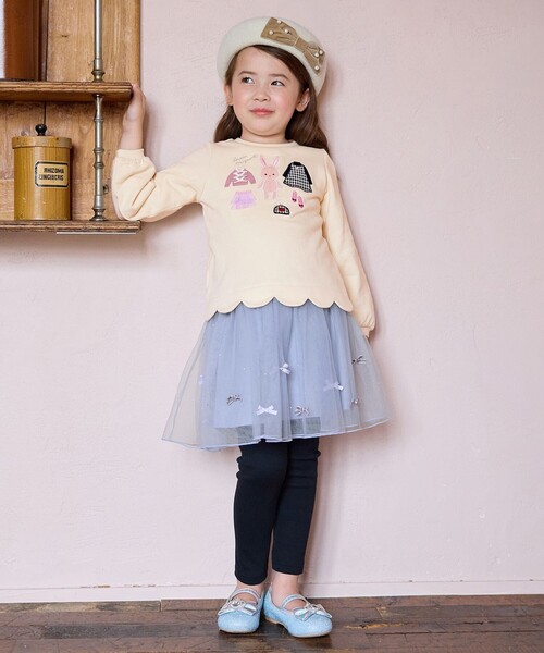 ANY（エニィ）の「リボン×ラメチュールスカッツ（その他パンツ）」 - WEAR