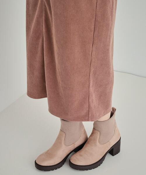 SHOO・LA・RUE（シューラルー）の「◆【洗える】あったかコーデュロイナロースカート（スカート・レディース・ピンク系/ベージュ/チャコールグレー・04/03/02/01）」の22枚目の写真