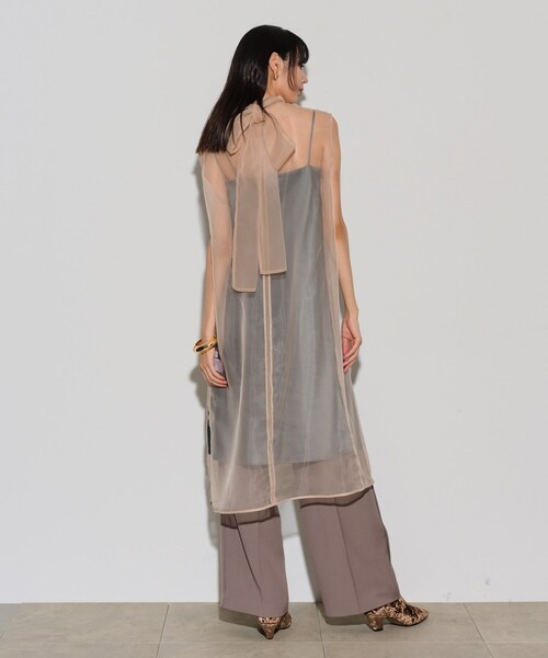 【セール】オーガンジーリボンワンピース（ワンピース）｜GALLEST（ギャレスト）