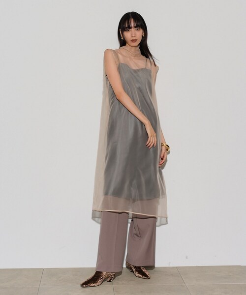 【セール】オーガンジーリボンワンピース（ワンピース）｜GALLEST（ギャレスト）