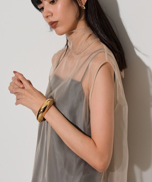 【セール】オーガンジーリボンワンピース（ワンピース）｜GALLEST（ギャレスト）