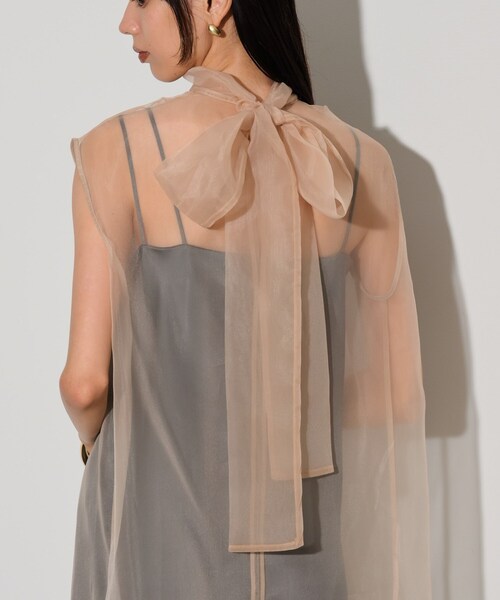 【セール】オーガンジーリボンワンピース（ワンピース）｜GALLEST（ギャレスト）