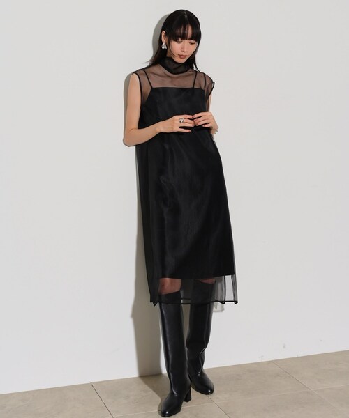 【セール】オーガンジーリボンワンピース（ワンピース）｜GALLEST（ギャレスト）