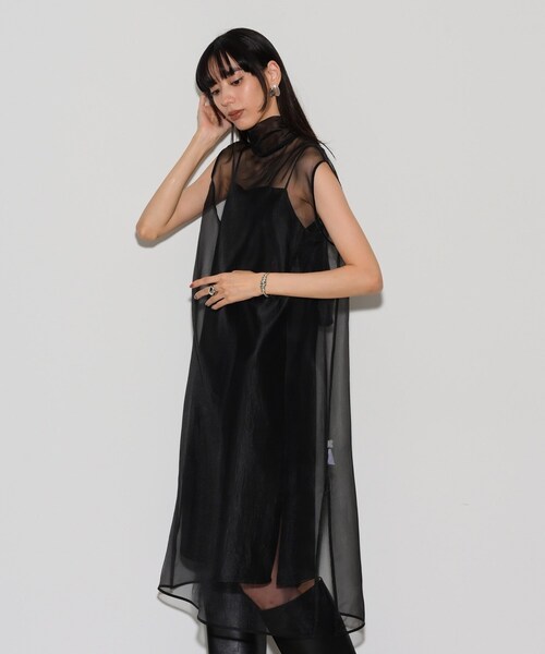 【セール】オーガンジーリボンワンピース（ワンピース）｜GALLEST（ギャレスト）