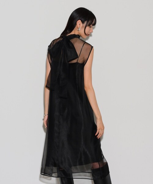 【セール】オーガンジーリボンワンピース（ワンピース）｜GALLEST（ギャレスト）