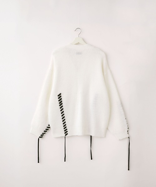 SERACE】Hand stitch loose shaggy cardigan / ハンドステッチルーズ