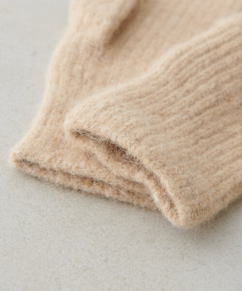 DISCOAT（ディスコート）の「ニット三つ指ミトン（手袋・レディース・ネイビー/ベージュ・FREE）」の17枚目の写真