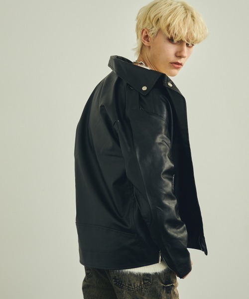 【セール】合成皮革ダブルライダースジャケット（ライダースジャケット）｜Shoowtime（ショウタイム）