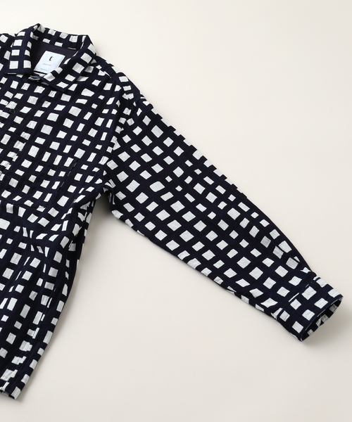 EDIFICE(エディフィス)の「tatamass INDIGO Random Cheack SH(シャツ/ブラウス・メンズ・ホワイト系その他/ダークブルー・LARGE/MEDIUM)」の5枚目の写真