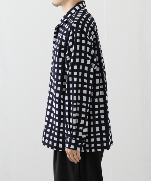 EDIFICE(エディフィス)の「tatamass INDIGO Random Cheack SH(シャツ/ブラウス・メンズ・ホワイト系その他/ダークブルー・LARGE/MEDIUM)」の12枚目の写真