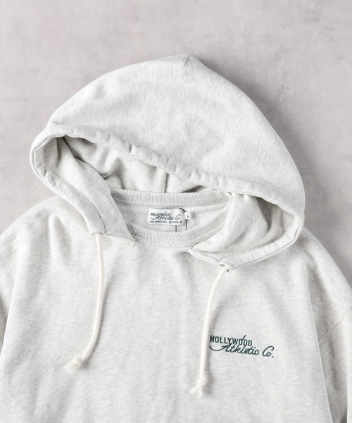 Right-on（ライトオン）の「【Hollywood athletic co】アフターフーデッドパーカー（パーカー・メンズ・オフホワイト/ネイビー/レッド・L/LL/XXL/M）」の5枚目の写真