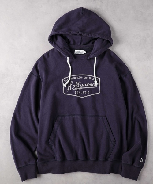 Right-on（ライトオン）の「【Hollywood athletic co】アフターフーデッドパーカー（パーカー・メンズ・オフホワイト/ネイビー/レッド・L/LL/XXL/M）」の12枚目の写真