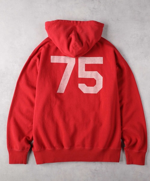 Right-on（ライトオン）の「【Hollywood athletic co】アフターフーデッドパーカー（パーカー・メンズ・オフホワイト/ネイビー/レッド・L/LL/XXL/M）」の15枚目の写真