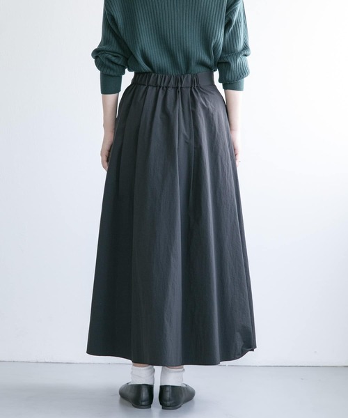 FORK&SPOON（フォークアンドスプーン）の「FORK&SPOON　シャンブレータックスカート（スカート・レディース・グリーン系その他/ブラック・1/2）」の22枚目の写真