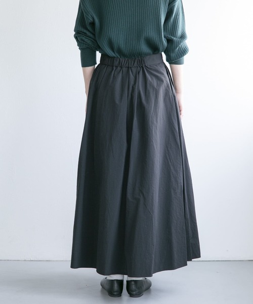 FORK&SPOON（フォークアンドスプーン）の「FORK&SPOON　シャンブレータックスカート（スカート・レディース・グリーン系その他/ブラック・1/2）」の13枚目の写真