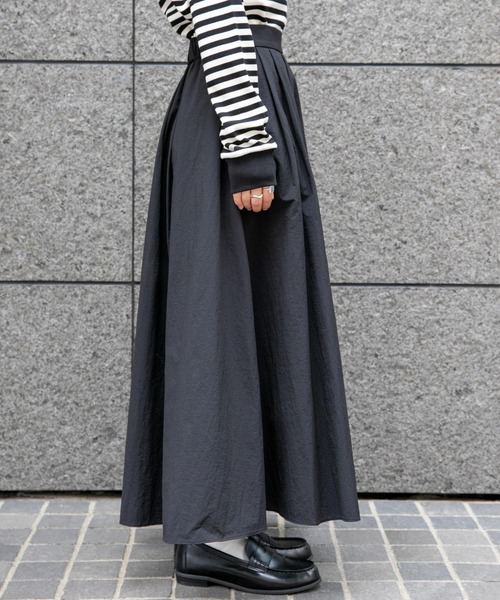 FORK&SPOON（フォークアンドスプーン）の「FORK&SPOON　シャンブレータックスカート（スカート・レディース・グリーン系その他/ブラック・1/2）」の15枚目の写真