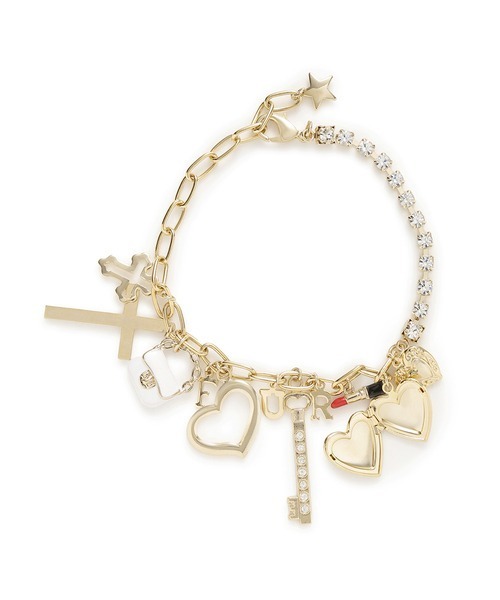 FURFUR（ファーファー）の「ラッキーモチーフミックスブレスレット（ブレスレット・レディース・ゴールド・FREE）」の3枚目の写真