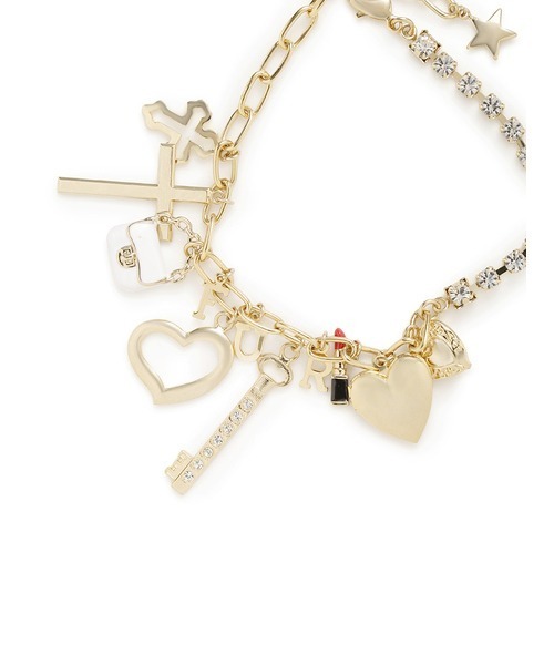 FURFUR（ファーファー）の「ラッキーモチーフミックスブレスレット（ブレスレット・レディース・ゴールド・FREE）」の4枚目の写真