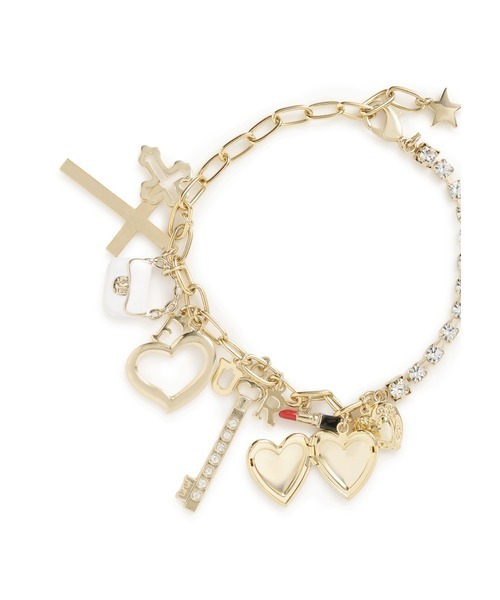 FURFUR（ファーファー）の「ラッキーモチーフミックスブレスレット（ブレスレット・レディース・ゴールド・FREE）」の5枚目の写真