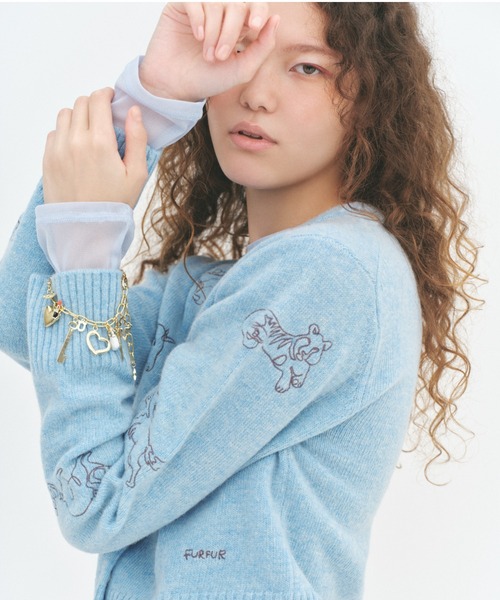 FURFUR（ファーファー）の「ラッキーモチーフミックスブレスレット（ブレスレット・レディース・ゴールド・FREE）」の2枚目の写真