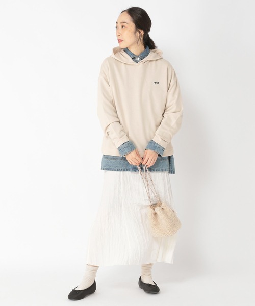 studio CLIP（スタディオクリップ）の「PENNYS カラーフーディ（スウェット・レディース・ライトグリーン/ライトグレー/その他8/レッド/その他7/ブルー・FREE）」の11枚目の写真