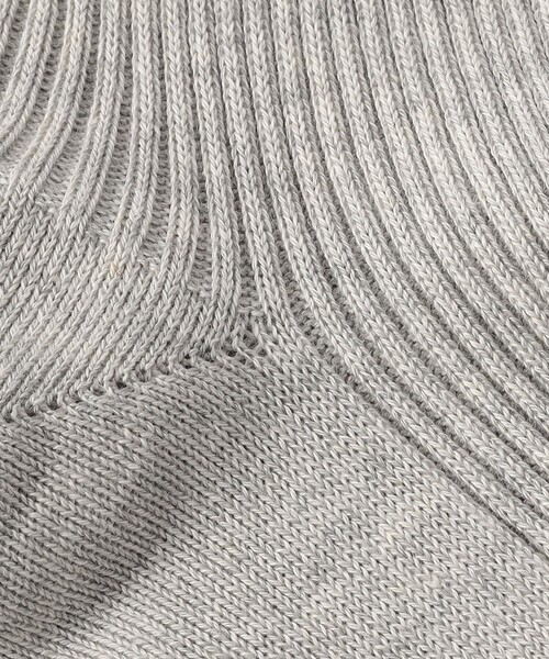 Steven Alan（スティーブンアラン）の「＜THE HINOKI＞ RIB SOCKS/ソックス（ソックス/靴下・メンズ・ブラック/ライトグレー・FREE）」の3枚目の写真