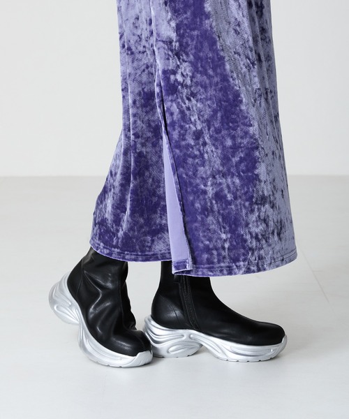 【セール】2024秋冬新作 スニーカーソール配色ブーツ 41433（ブーツ）｜ORiental TRaffic（オリエンタルトラフィック）