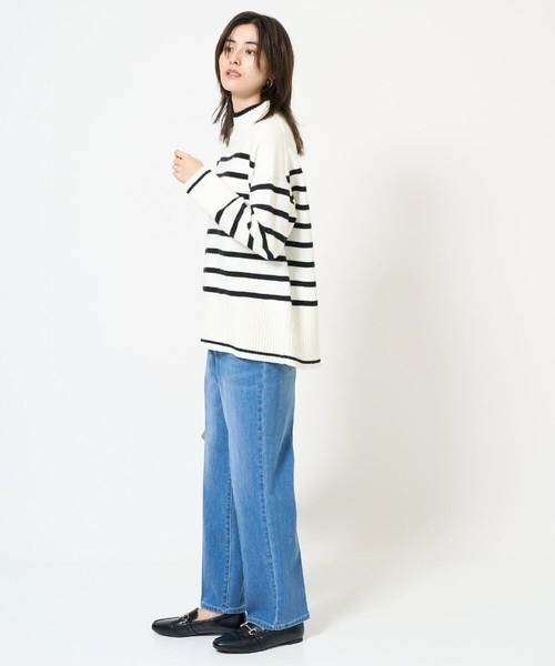 a.v.v（アーヴェヴェ）の「【洗える】バックスリットニット（ニット/セーター・レディース・ホワイト/レッド/ネイビー/チャコールグレー/クリーム/ブルー/アイボリー・38/42/36/40/34）」の18枚目の写真