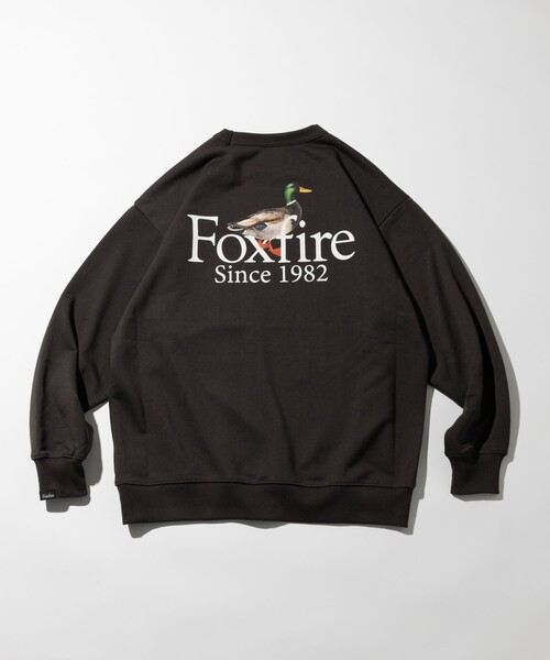 Foxfire(フォックスファイヤー)の「Foxfire/フォックスファイヤー 別注 Foxfire プリントクルーネック スウェット/カモ/バックプリント/リラックスフィット(スウェット・メンズ・チャコールグレー/ライトグレー/ネイビー・LARGE/MEDIUM)」の21枚目の写真