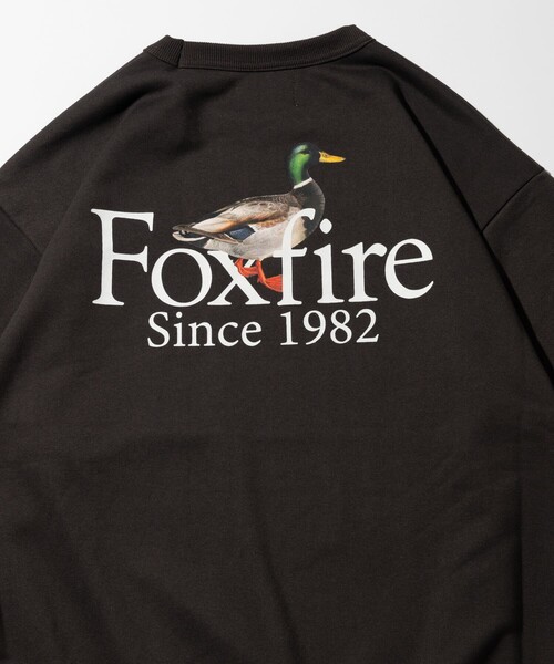 Foxfire(フォックスファイヤー)の「Foxfire/フォックスファイヤー 別注 Foxfire プリントクルーネック スウェット/カモ/バックプリント/リラックスフィット(スウェット・メンズ・チャコールグレー/ライトグレー/ネイビー・LARGE/MEDIUM)」の22枚目の写真