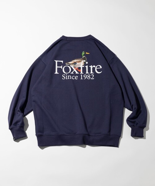 Foxfire(フォックスファイヤー)の「Foxfire/フォックスファイヤー 別注 Foxfire プリントクルーネック スウェット/カモ/バックプリント/リラックスフィット(スウェット・メンズ・チャコールグレー/ライトグレー/ネイビー・LARGE/MEDIUM)」の12枚目の写真