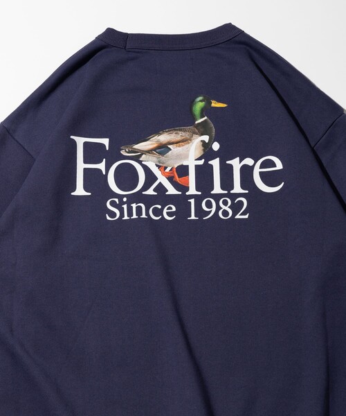 Foxfire(フォックスファイヤー)の「Foxfire/フォックスファイヤー 別注 Foxfire プリントクルーネック スウェット/カモ/バックプリント/リラックスフィット(スウェット・メンズ・チャコールグレー/ライトグレー/ネイビー・LARGE/MEDIUM)」の13枚目の写真